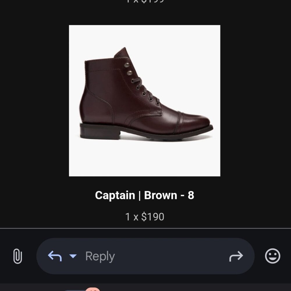 THURSDAY boot company brand new in box Men Femaleale